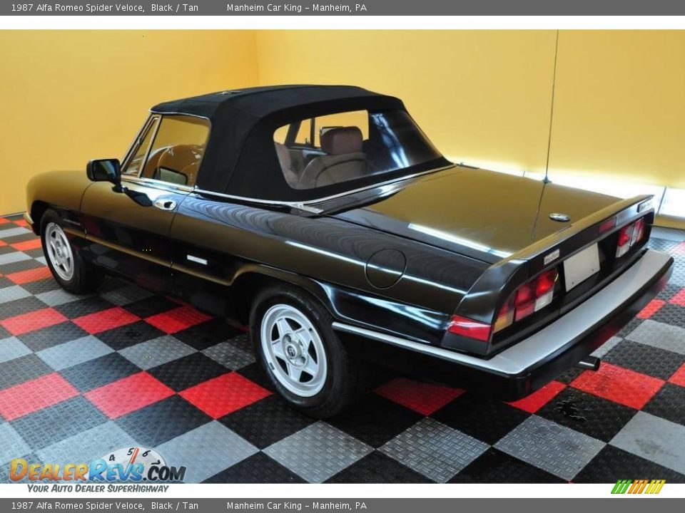 Black 1987 Alfa Romeo Spider Veloce Photo #4
