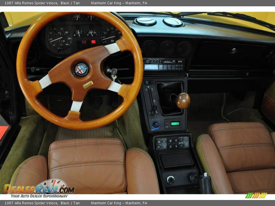 Tan Interior - 1987 Alfa Romeo Spider Veloce Photo #7