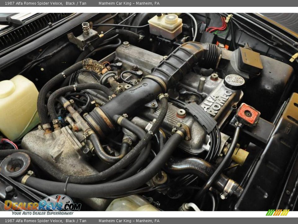 1987 Alfa Romeo Spider Veloce 2.0L DOHC Fuel Injected Inline 4 Cylinder Engine Photo #11