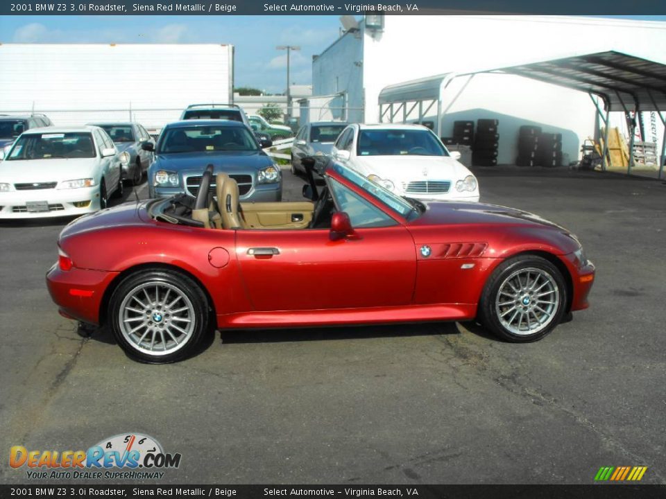 2001 Bmw z3 roadster sienna red #1