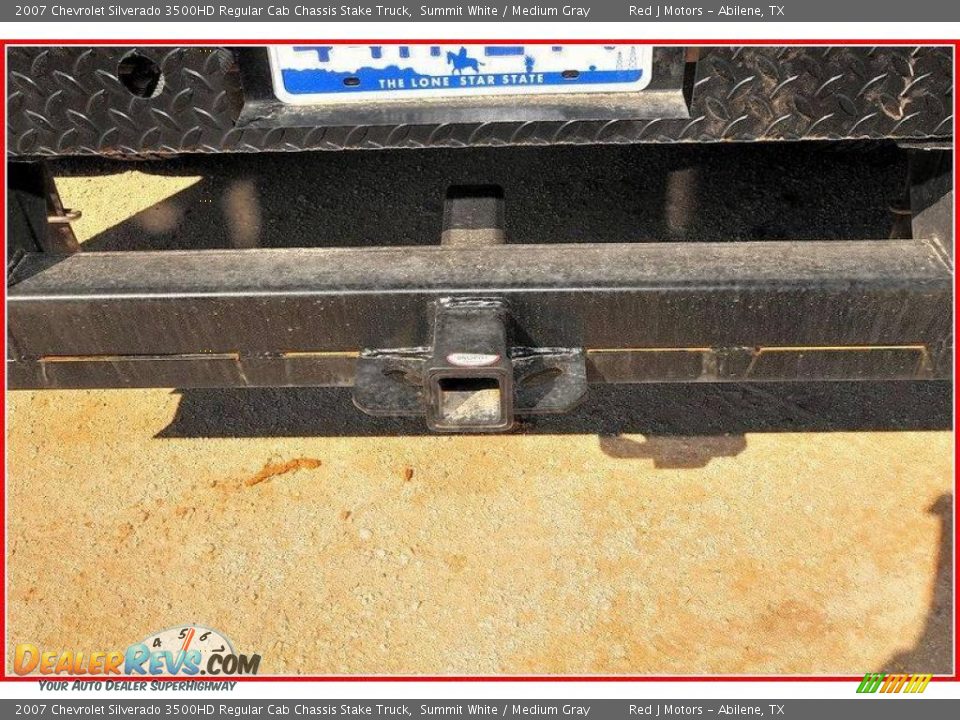 2007 Chevrolet Silverado 3500HD Regular Cab Chassis Stake Truck Summit White / Medium Gray Photo #5