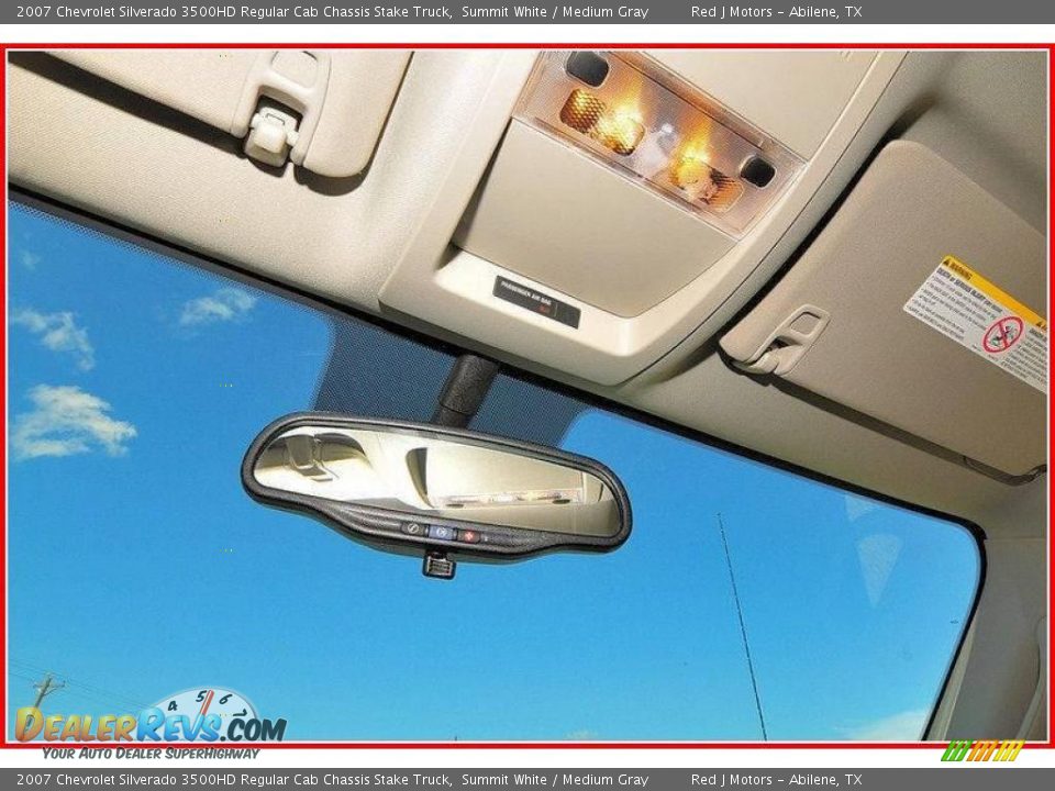 2007 Chevrolet Silverado 3500HD Regular Cab Chassis Stake Truck Summit White / Medium Gray Photo #24