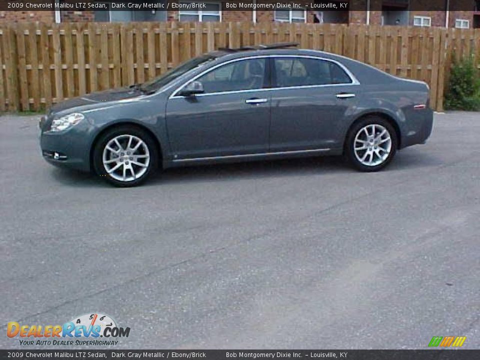2009 Chevrolet Malibu LTZ Sedan Dark Gray Metallic / Ebony/Brick Photo #1