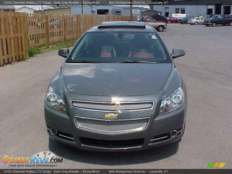 2009 Chevrolet Malibu LTZ Sedan Dark Gray Metallic / Ebony/Brick Photo #2