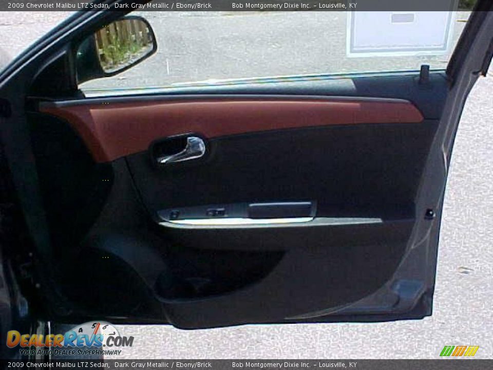 2009 Chevrolet Malibu LTZ Sedan Dark Gray Metallic / Ebony/Brick Photo #6