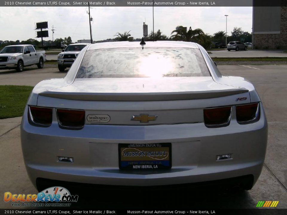 2010 Chevrolet Camaro LT/RS Coupe Silver Ice Metallic / Black Photo #6