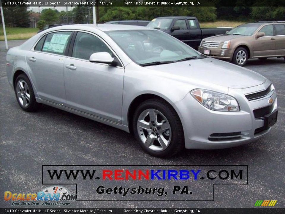 2010 Chevrolet Malibu LT Sedan Silver Ice Metallic / Titanium Photo #1