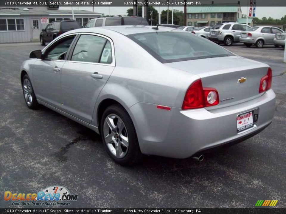 2010 Chevrolet Malibu LT Sedan Silver Ice Metallic / Titanium Photo #4