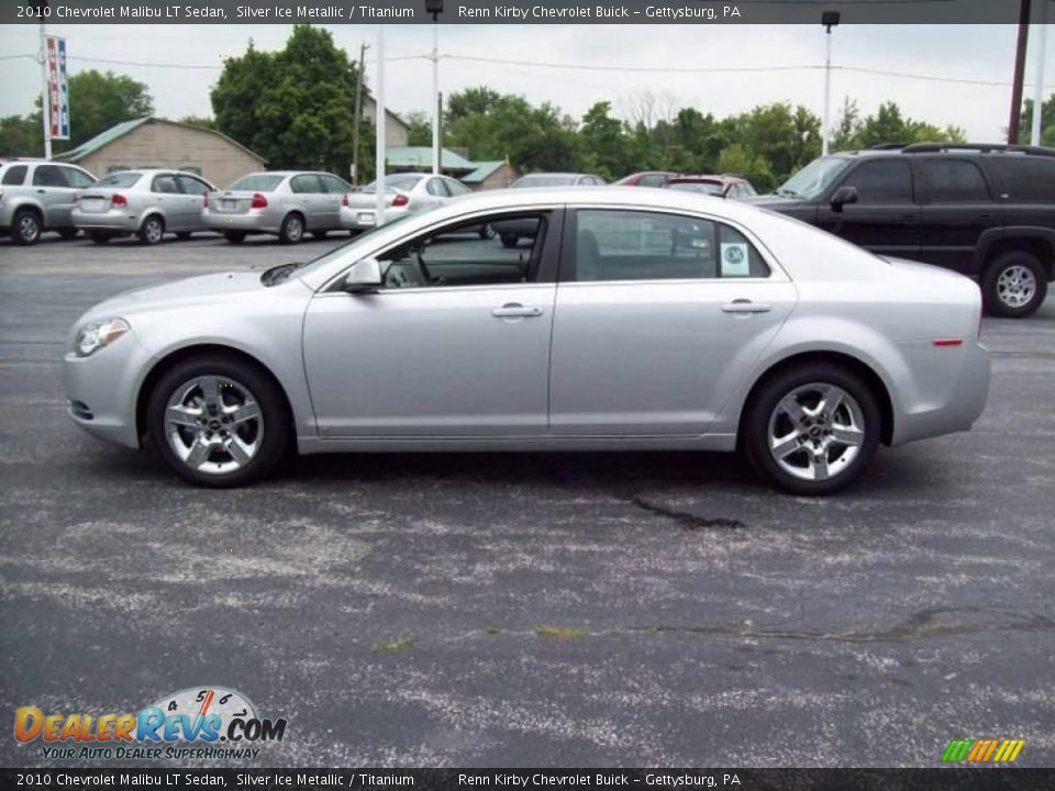 2010 Chevrolet Malibu LT Sedan Silver Ice Metallic / Titanium Photo #6