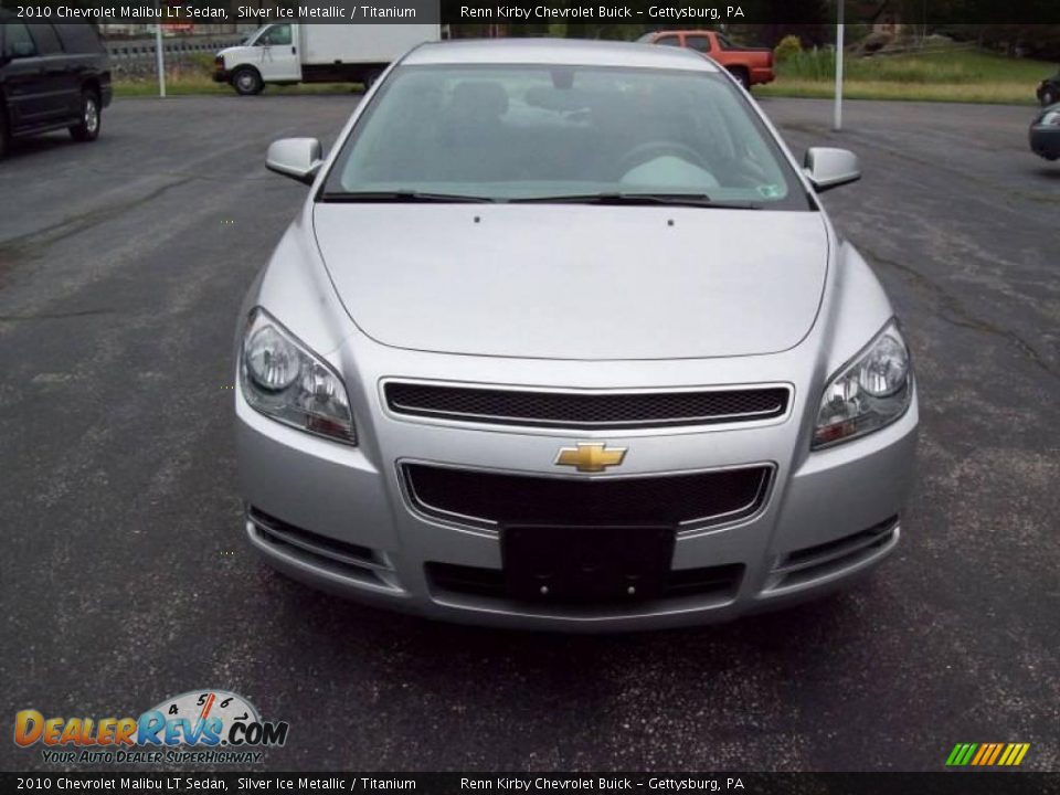 2010 Chevrolet Malibu LT Sedan Silver Ice Metallic / Titanium Photo #11