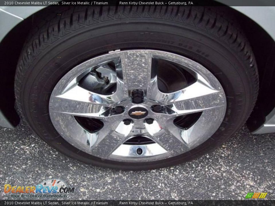 2010 Chevrolet Malibu LT Sedan Silver Ice Metallic / Titanium Photo #12