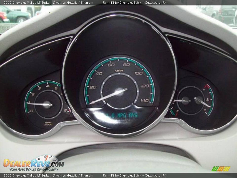 2010 Chevrolet Malibu LT Sedan Silver Ice Metallic / Titanium Photo #16