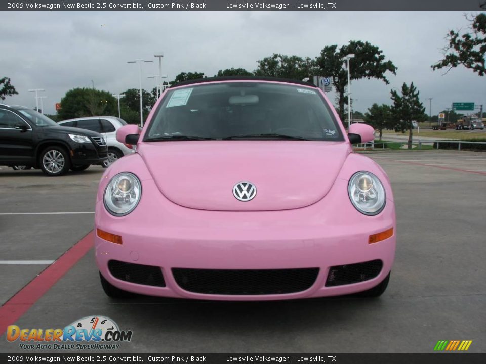 2009 Volkswagen New Beetle 2.5 Convertible Custom Pink / Black Photo #7