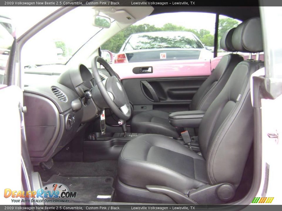 2009 Volkswagen New Beetle 2.5 Convertible Custom Pink / Black Photo #8