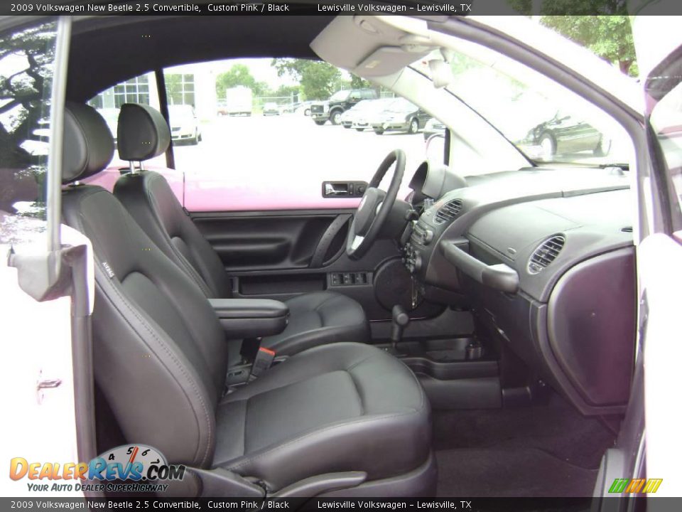 2009 Volkswagen New Beetle 2.5 Convertible Custom Pink / Black Photo #9