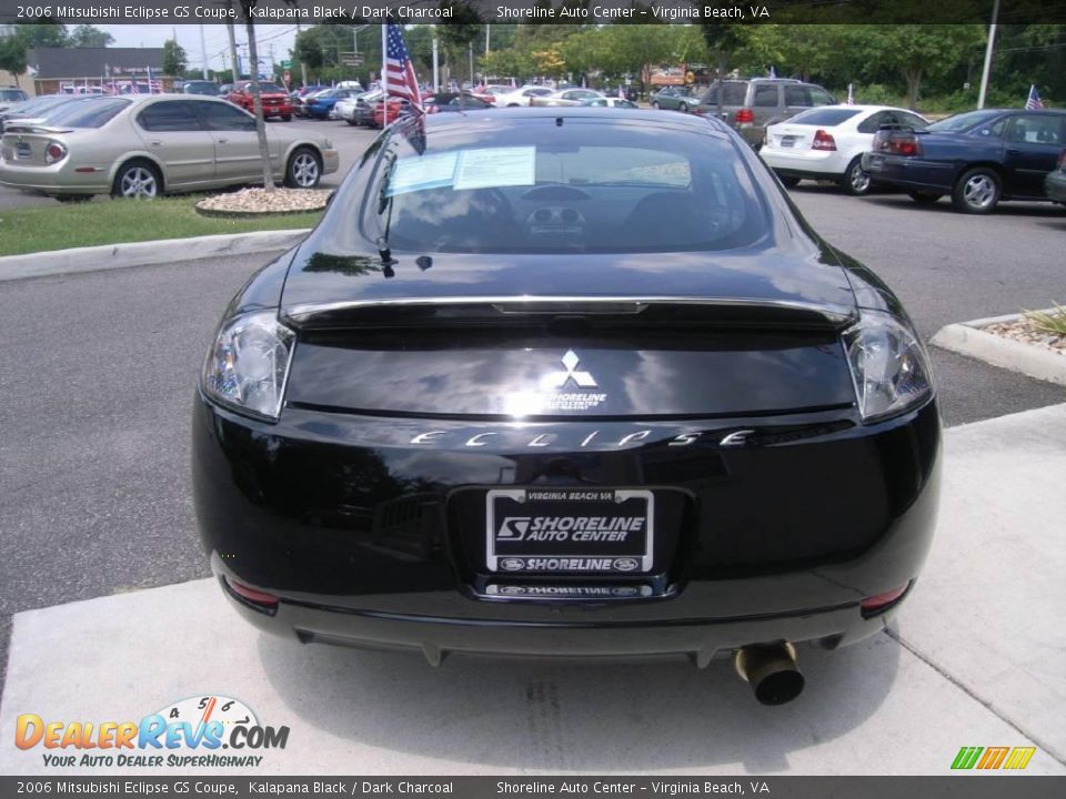2006 Mitsubishi Eclipse GS Coupe Kalapana Black / Dark Charcoal Photo #5