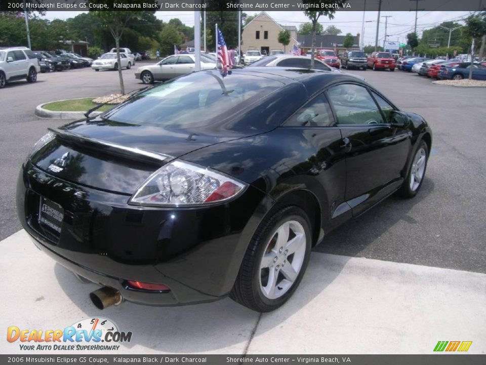 2006 Mitsubishi Eclipse GS Coupe Kalapana Black / Dark Charcoal Photo #6