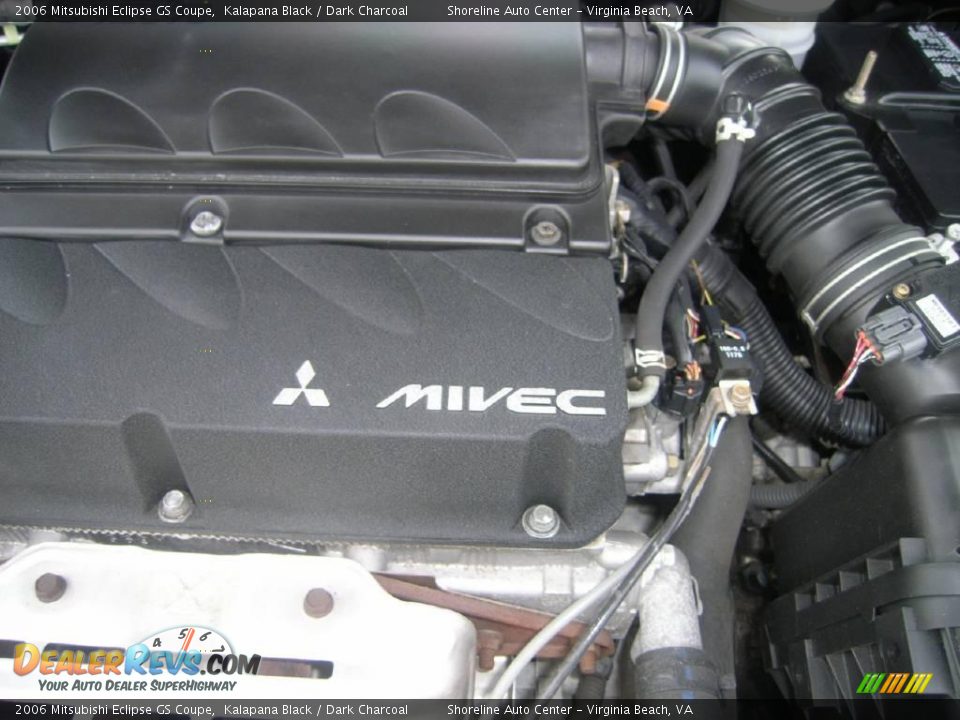 2006 Mitsubishi Eclipse GS Coupe Kalapana Black / Dark Charcoal Photo #10