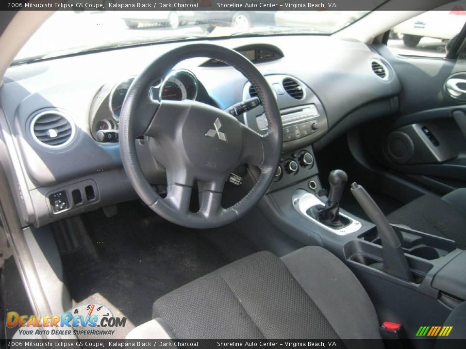 2006 Mitsubishi Eclipse GS Coupe Kalapana Black / Dark Charcoal Photo #13