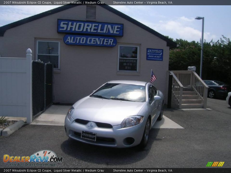 2007 Mitsubishi Eclipse GS Coupe Liquid Silver Metallic / Medium Gray Photo #1