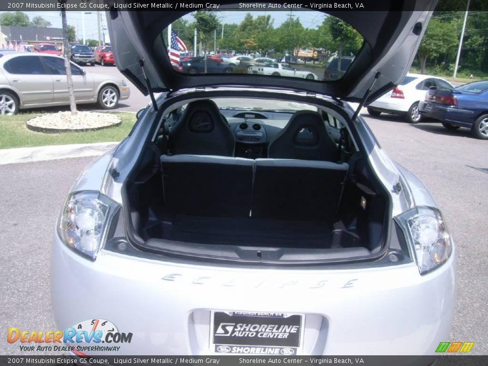 2007 Mitsubishi Eclipse GS Coupe Liquid Silver Metallic / Medium Gray Photo #7