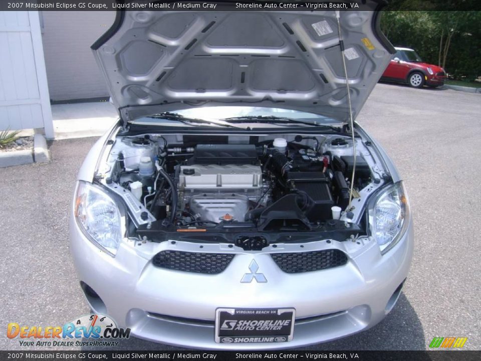 2007 Mitsubishi Eclipse GS Coupe Liquid Silver Metallic / Medium Gray Photo #11