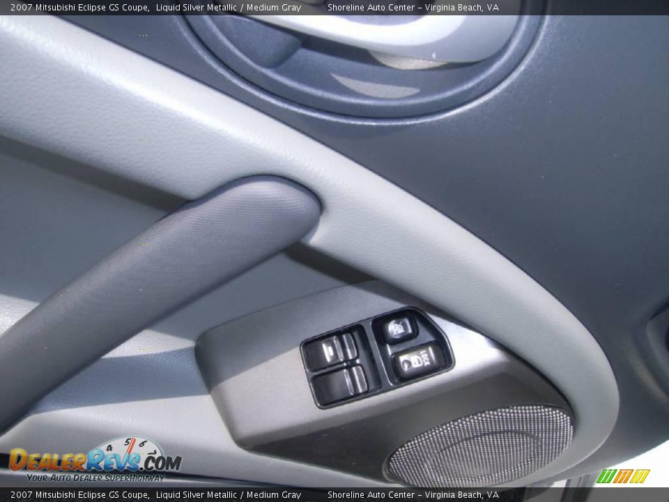 2007 Mitsubishi Eclipse GS Coupe Liquid Silver Metallic / Medium Gray Photo #14