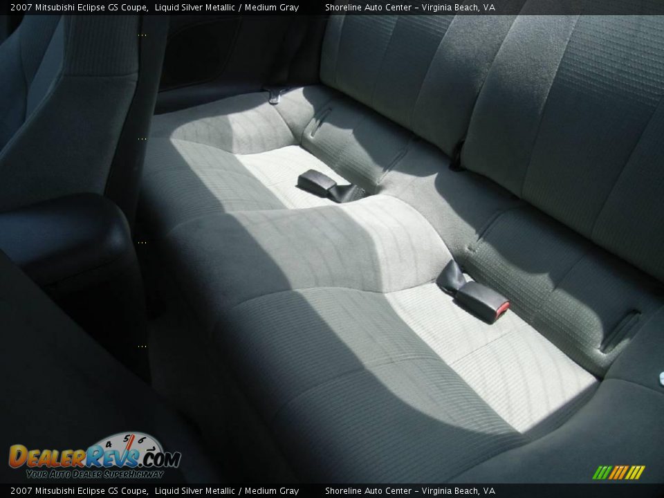 2007 Mitsubishi Eclipse GS Coupe Liquid Silver Metallic / Medium Gray Photo #18