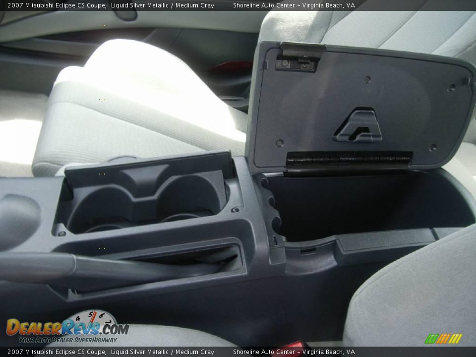 2007 Mitsubishi Eclipse GS Coupe Liquid Silver Metallic / Medium Gray Photo #19