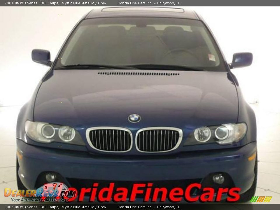 2004 BMW 3 Series 330i Coupe Mystic Blue Metallic / Grey Photo #5