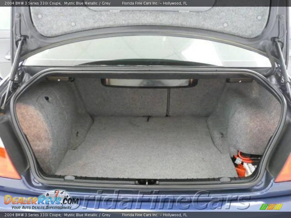 2004 BMW 3 Series 330i Coupe Mystic Blue Metallic / Grey Photo #10