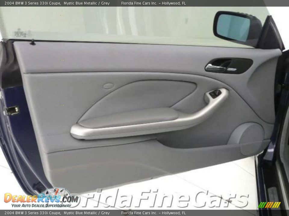 2004 BMW 3 Series 330i Coupe Mystic Blue Metallic / Grey Photo #11