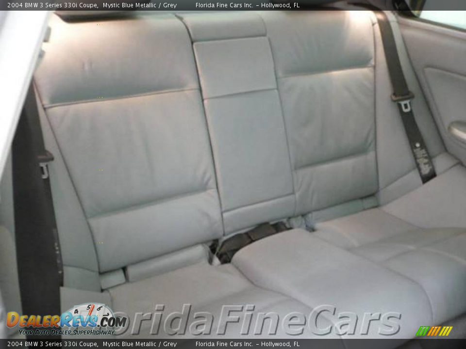 2004 BMW 3 Series 330i Coupe Mystic Blue Metallic / Grey Photo #14