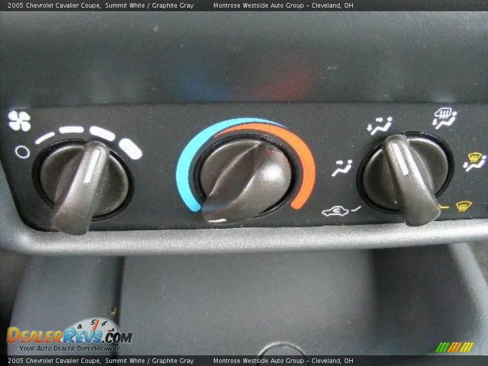 2005 Chevrolet Cavalier Coupe Summit White / Graphite Gray Photo #21