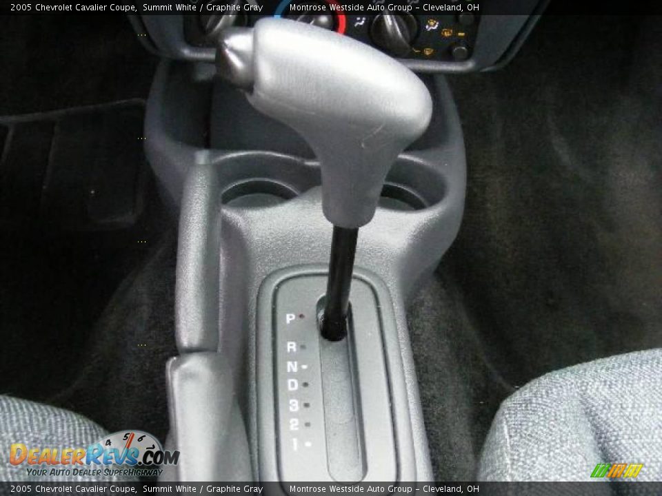 2005 Chevrolet Cavalier Coupe Summit White / Graphite Gray Photo #22