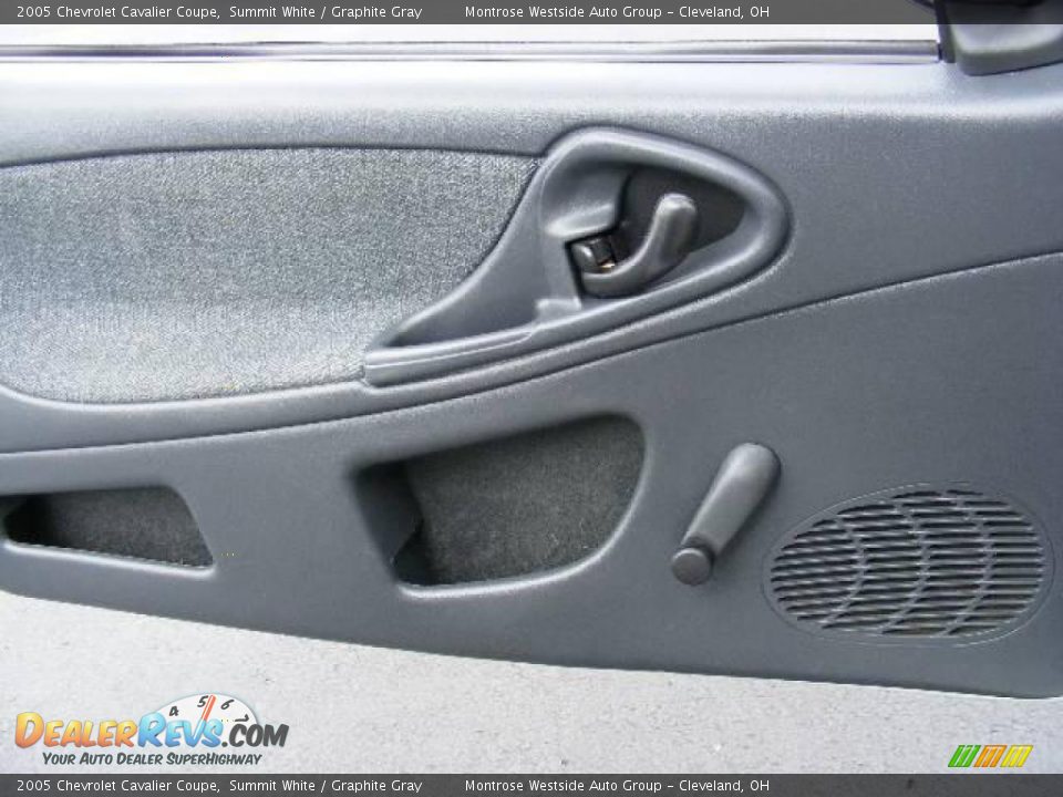 2005 Chevrolet Cavalier Coupe Summit White / Graphite Gray Photo #23