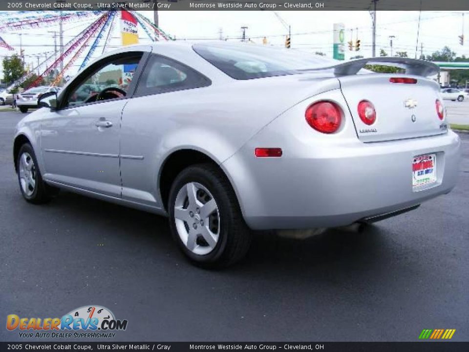 2005 Chevrolet Cobalt Coupe Ultra Silver Metallic / Gray Photo #3