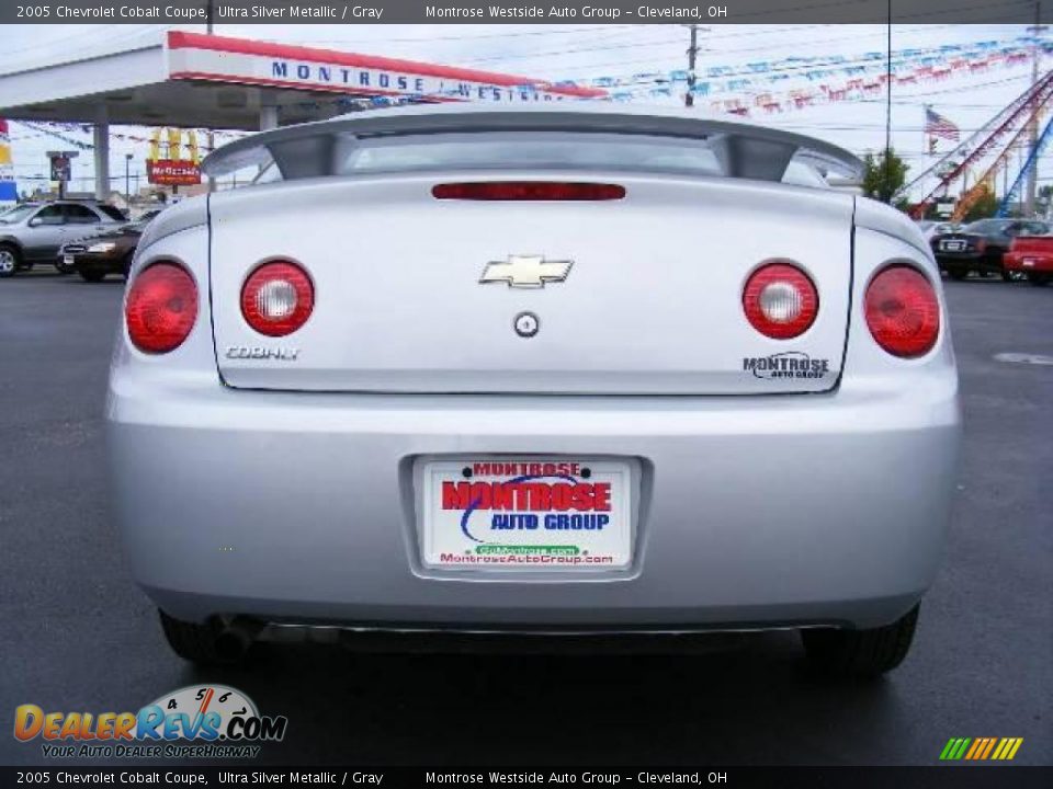 2005 Chevrolet Cobalt Coupe Ultra Silver Metallic / Gray Photo #4