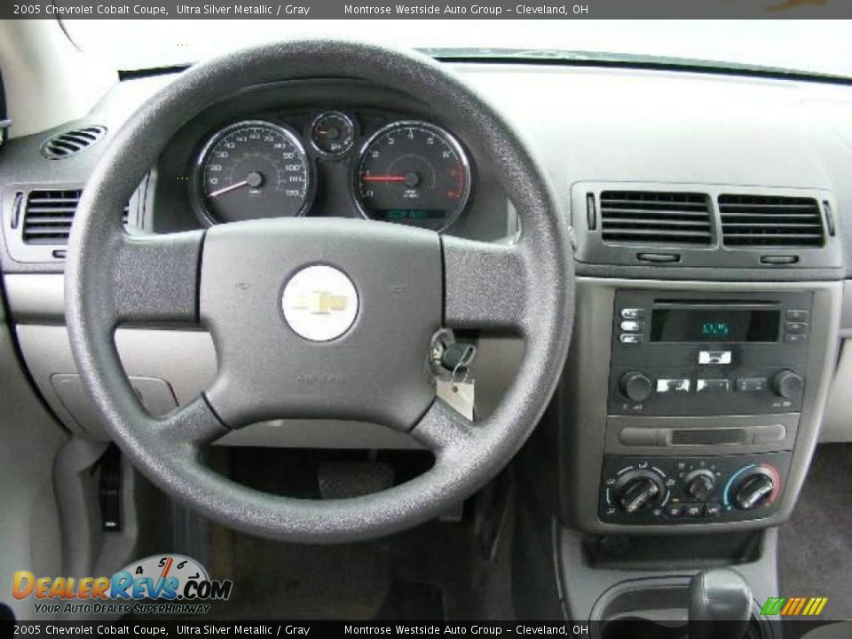 2005 Chevrolet Cobalt Coupe Ultra Silver Metallic / Gray Photo #15