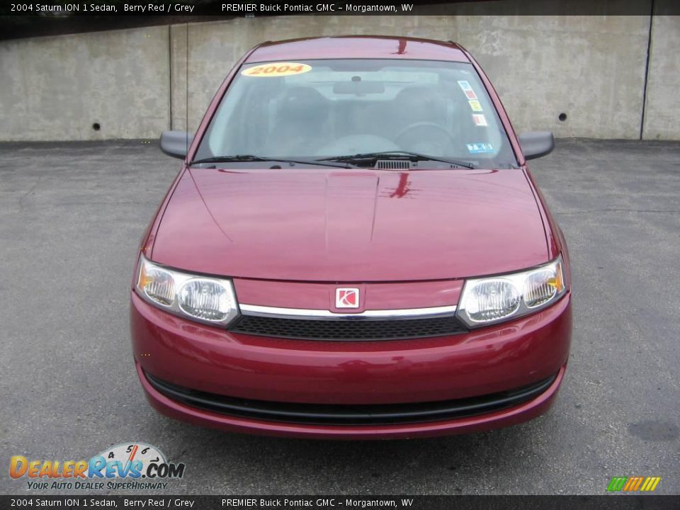 2004 Saturn ION 1 Sedan Berry Red / Grey Photo #1