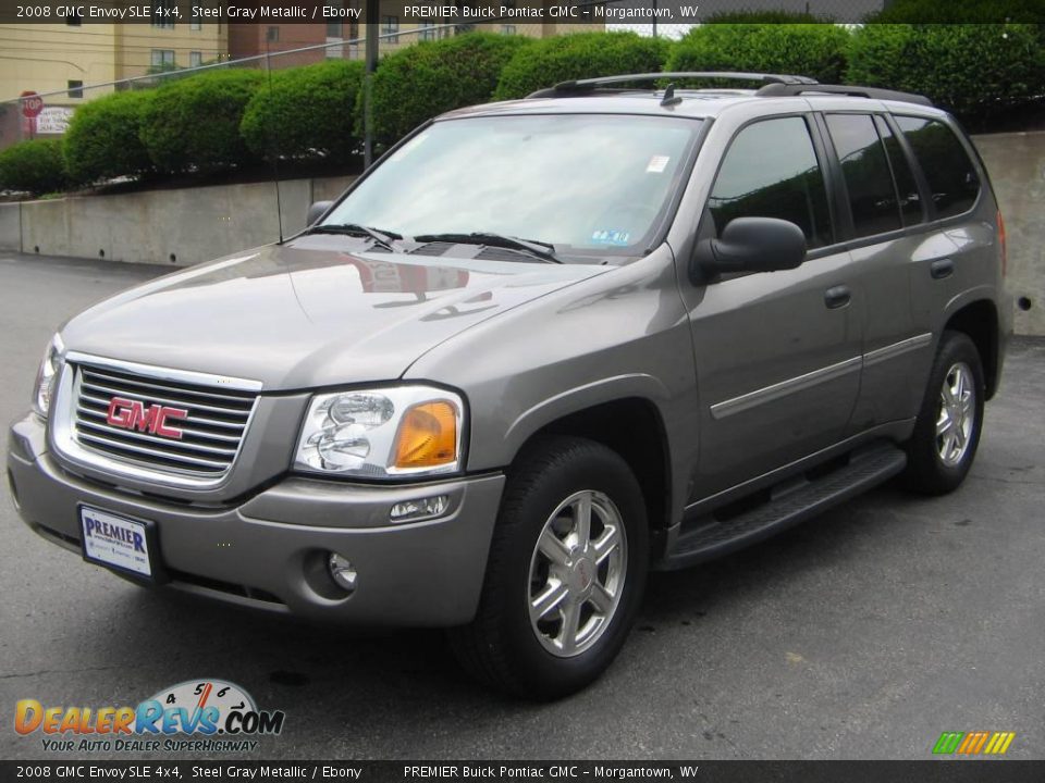 2008 GMC Envoy SLE 4x4 Steel Gray Metallic / Ebony Photo #2