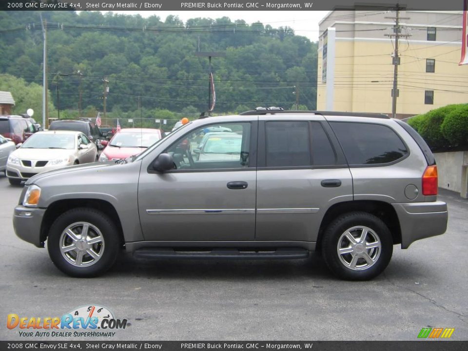 2008 GMC Envoy SLE 4x4 Steel Gray Metallic / Ebony Photo #3