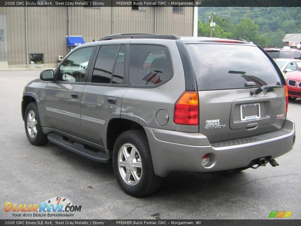 2008 GMC Envoy SLE 4x4 Steel Gray Metallic / Ebony Photo #4