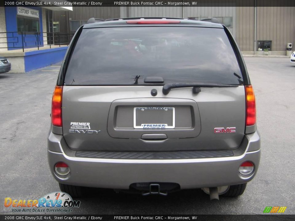 2008 GMC Envoy SLE 4x4 Steel Gray Metallic / Ebony Photo #5