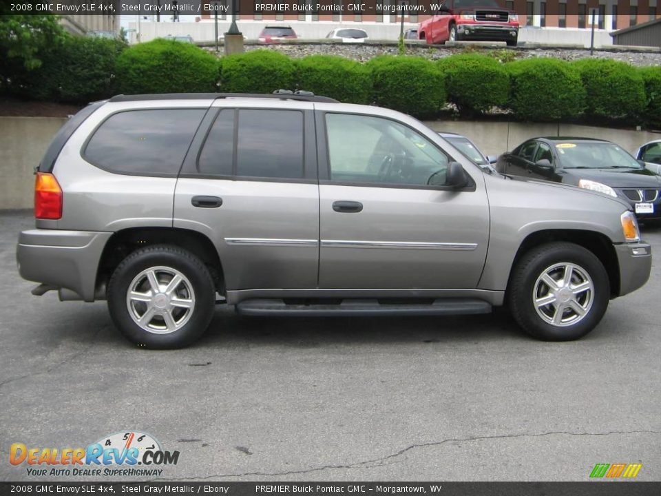 2008 GMC Envoy SLE 4x4 Steel Gray Metallic / Ebony Photo #7