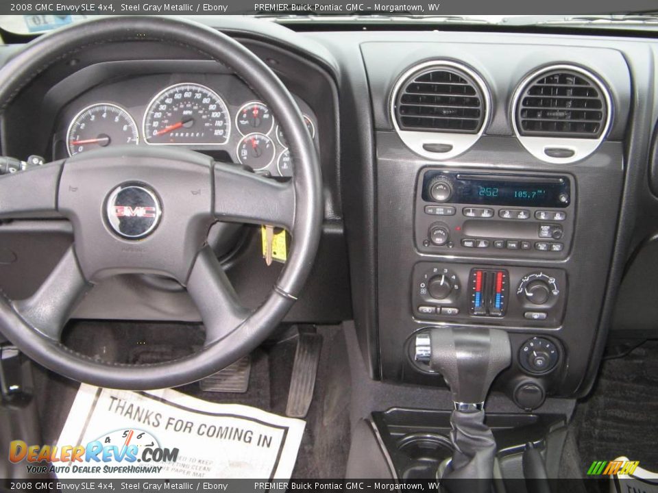 2008 GMC Envoy SLE 4x4 Steel Gray Metallic / Ebony Photo #12