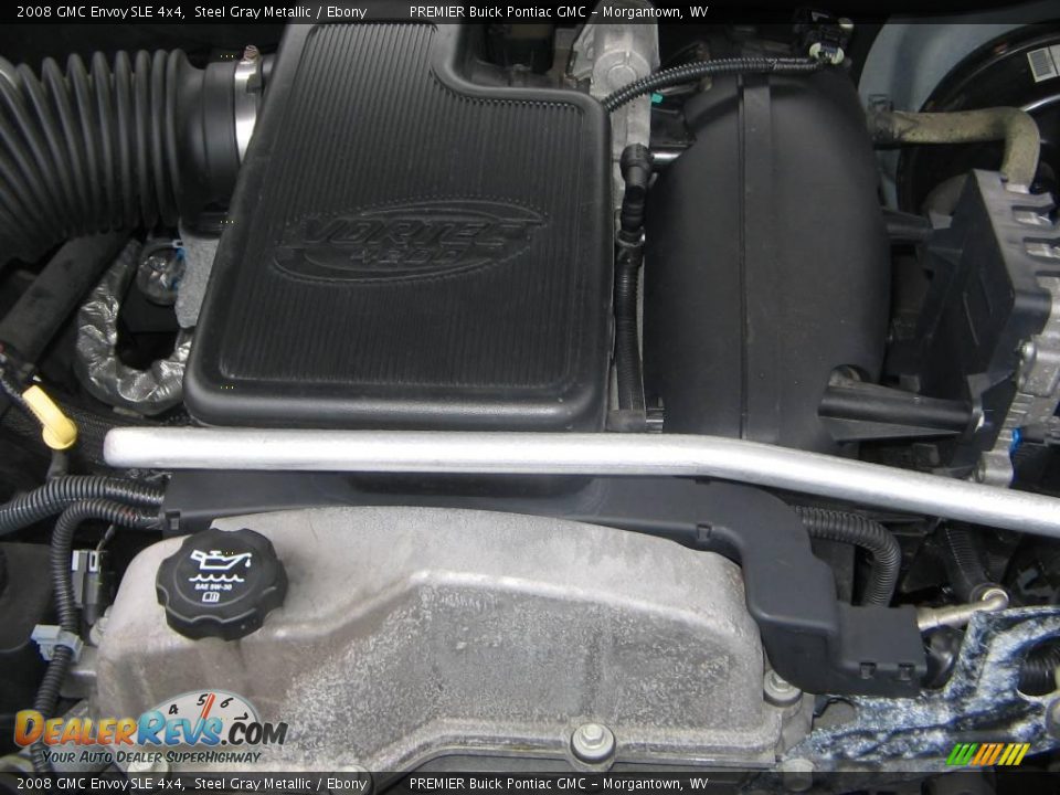 2008 GMC Envoy SLE 4x4 Steel Gray Metallic / Ebony Photo #16