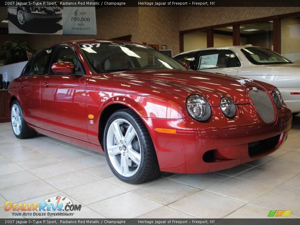 Radiance Red Metallic 2007 Jaguar S-Type R Sport Photo #1
