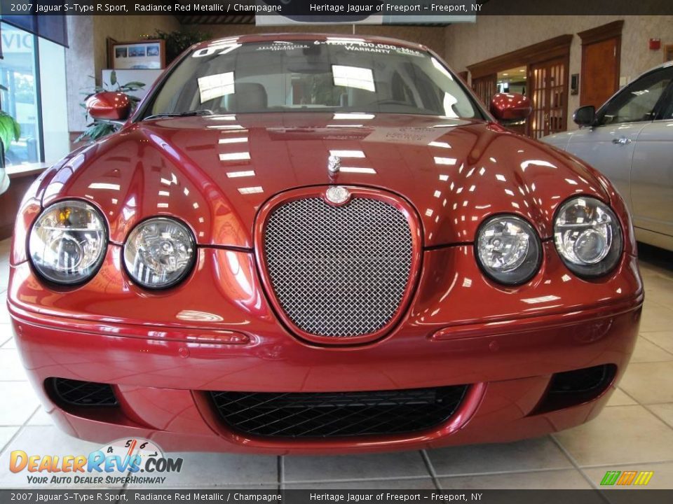 Radiance Red Metallic 2007 Jaguar S-Type R Sport Photo #2