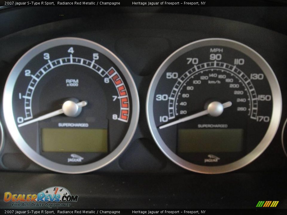 2007 Jaguar S-Type R Sport Gauges Photo #25